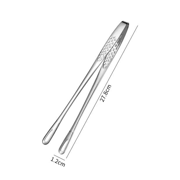Stainless Steel Kitchen BBQ Food Tongs Set