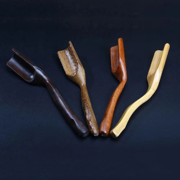 Wooden Tea Scoop – Natural Color, 17cm