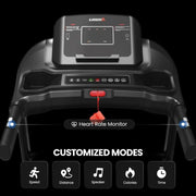 Foldable 3.0 HP Treadmill with Incline & Display