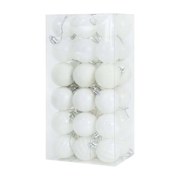 36pcs 4cm Christmas Tree Hanging Ornaments