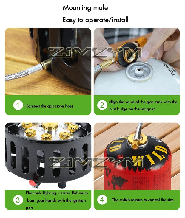 Outdoor Gas Stove with Electronic Ignition