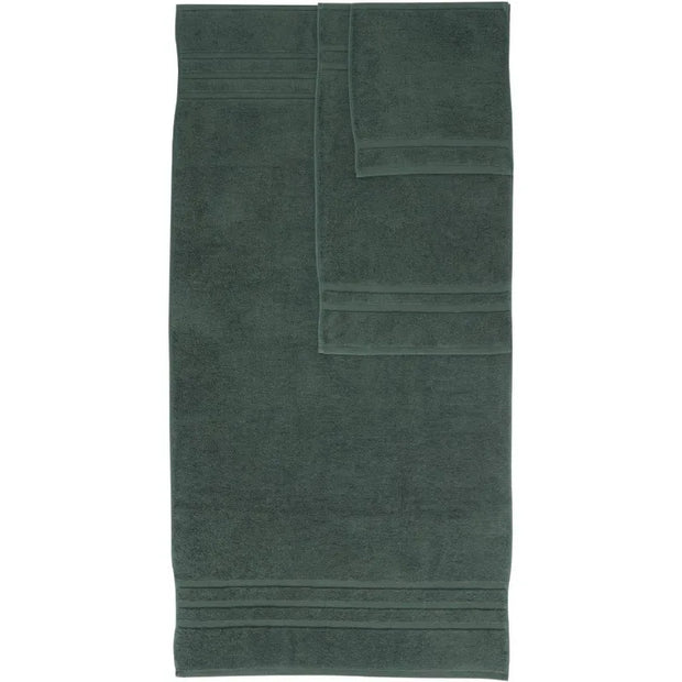 Turkish Cotton Dark Green 6-Piece Towel Set