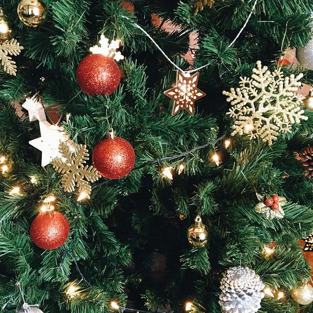 36pcs 4cm Christmas Tree Hanging Ornaments