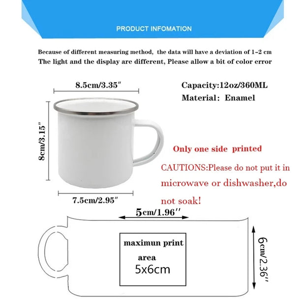 Happy Mother’s Day Enamel Coffee Mug