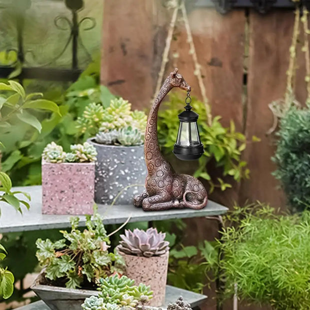 Giraffe Solar Garden Light
