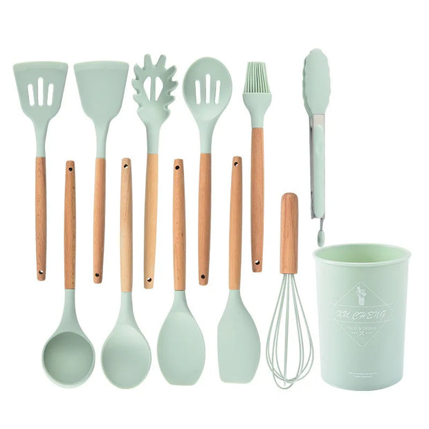 Eco-Friendly Silicone Cooking Tool Set