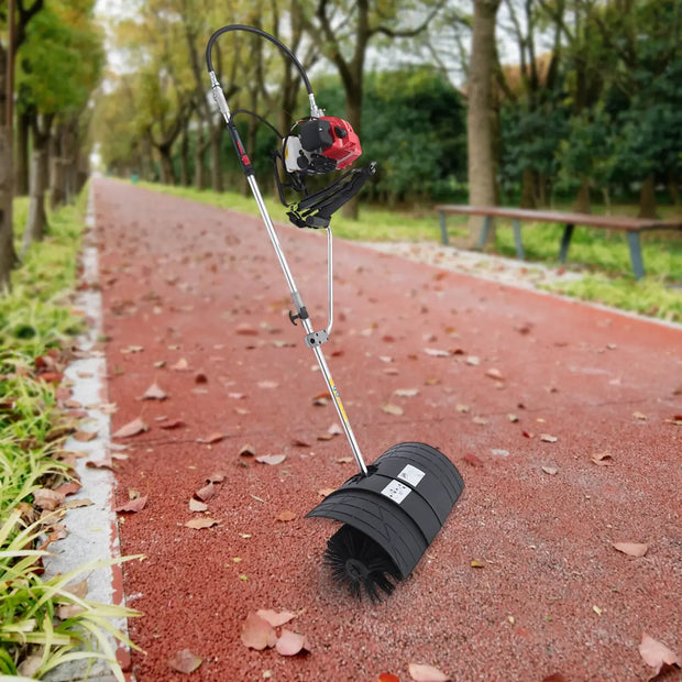 Petrol-Powered Sweeper with Nylon Brush