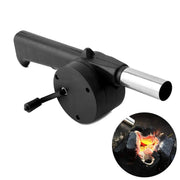 Portable Hand Crank BBQ Air Blower Fan