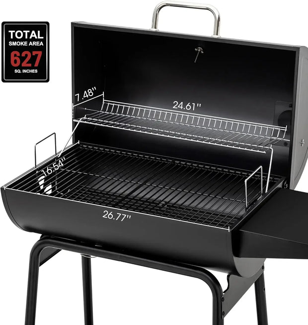 30-Inch Barrel Charcoal Grill