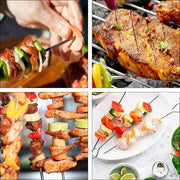 20‑Piece Stainless Steel BBQ Skewers