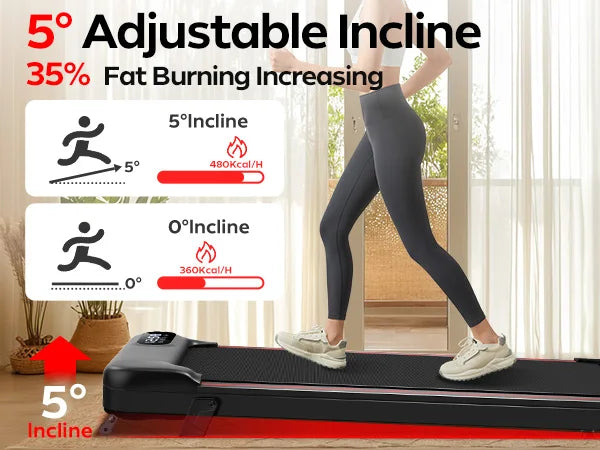 Electric home treadmill for cardio training use.