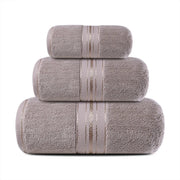 Thick 100% Cotton Absorbent Bath Towel Set