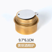 Camping Bronze Solid Alcohol Stove