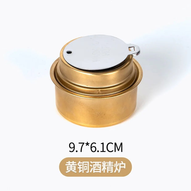 Camping Bronze Solid Alcohol Stove