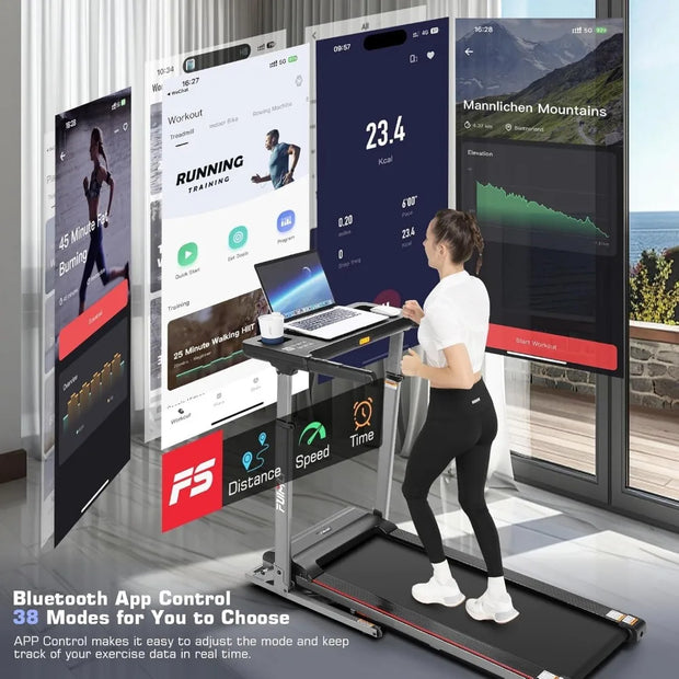 Adjustable Height Desk Treadmill