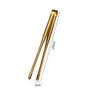 Stainless Steel Kitchen BBQ Food Tongs Set