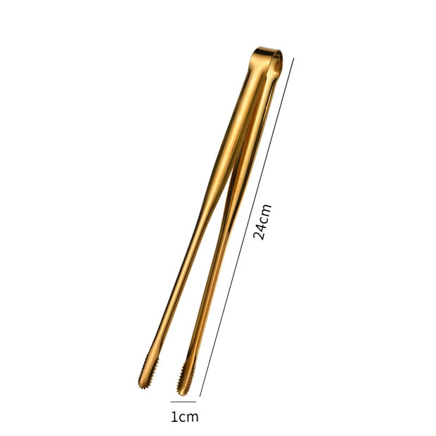 Stainless Steel Kitchen BBQ Food Tongs Set