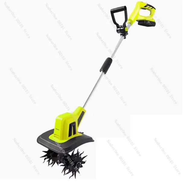Lithium-Ion Cordless Soil Loosening Machine – 20V Micro Tiller for Garden