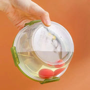 Microwave-Safe Transparent Food Storage Lunch Box