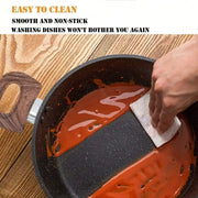 15-Piece Hammered Granite Nonstick Cookware Set