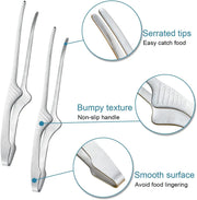 Stainless Steel Anti-Slip BBQ Tongs