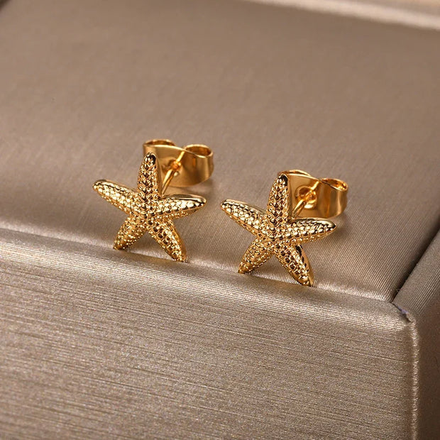 Trendy Heart Hoop Earrings Zircon Metal Women