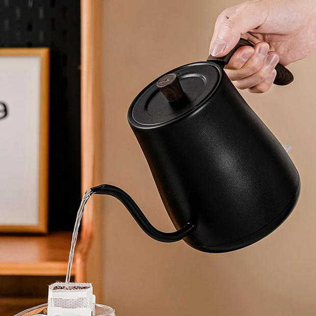 800ml Gooseneck Electric Kettle 1000W Stainless Steel