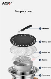 Korean BBQ Charcoal Grill