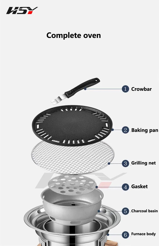 Korean BBQ Charcoal Grill