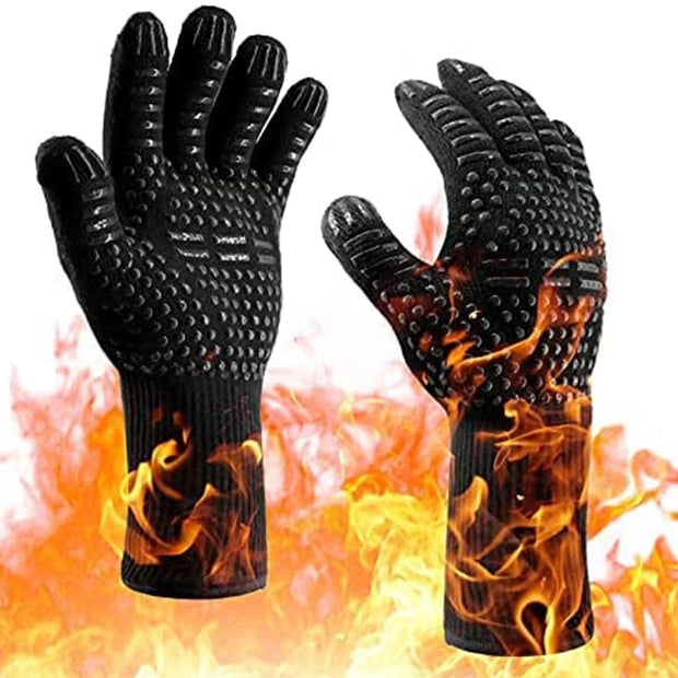 BBQ Heat-Resistant Non-Stick Fabric Glove