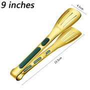 304 Stainless Steel BBQ Grill Kitchen Food Tongs