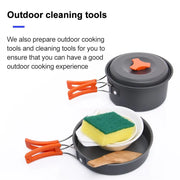 Outdoor Camping  Foldable Aluminum Cookware Set