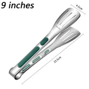 304 Stainless Steel BBQ Grill Kitchen Food Tongs