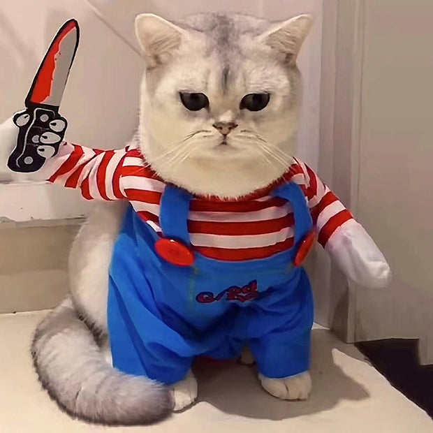 Funny Cat & Dog Halloween Costume