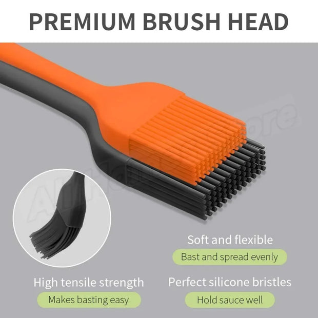 5/3/1pcs Silicone Cooking Oil Brush