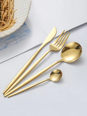 Stainless Steel Dinnerware Set – 6-Person Flatware Gift Box