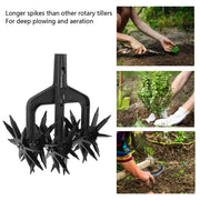 2-in-1 Garden Soil Scarifier & Rotary Tiller