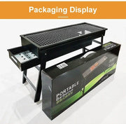 Folding Charcoal BBQ Grill for Outdoor Camping