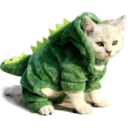 Cute Dinosaur Fleece Cat Hoodie