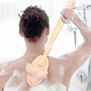 Detachable Wooden Bath Brush Set
