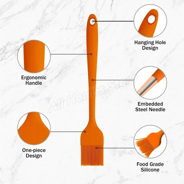 5/3/1pcs Silicone Cooking Oil Brush