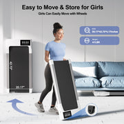 3-in-1 Silent Treadmill, 2.5HP, 300LBS