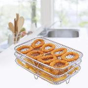 3-Piece Stackable Air Fryer Rack Set