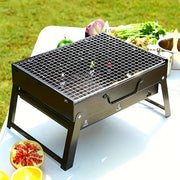 Portable Charcoal Grill Stainless Steel Mini BBQ Outdoor