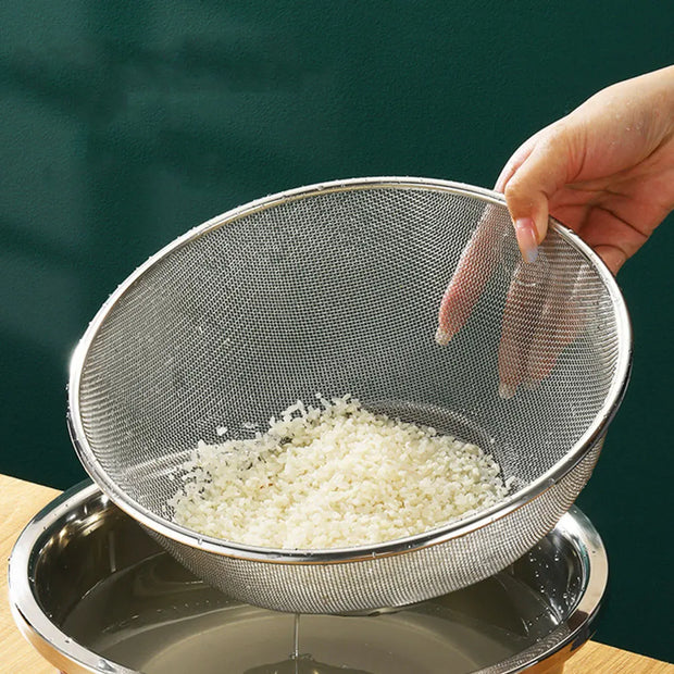 2pcs Stainless Steel Mixing Bowl