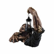 Zombie Lantern Resin Garden Statue