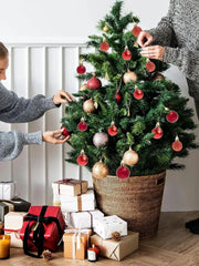 24pcs Mini Christmas Tree Hanging Balls