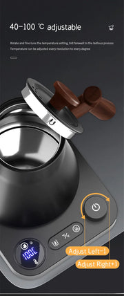 0.9L Electric Gooseneck Coffee Kettle Stainless Steel