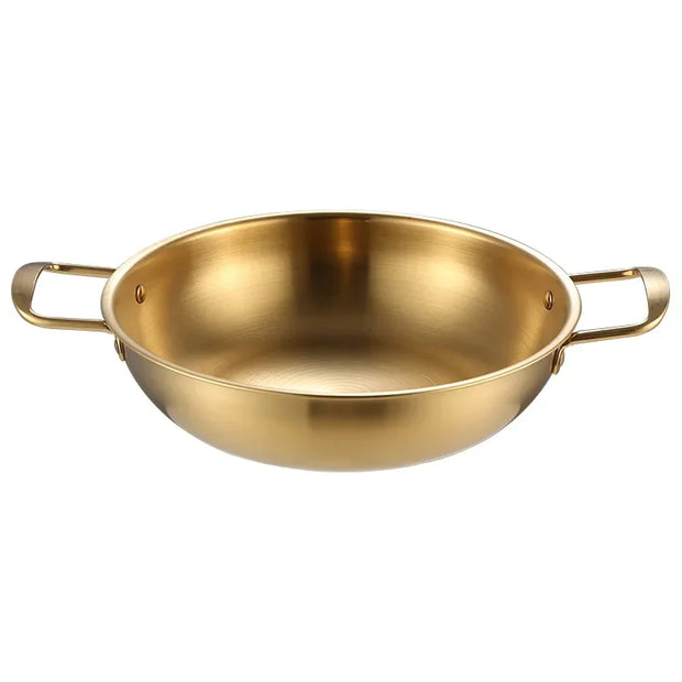 Korean Gold Stainless Steel Single Hot Pot