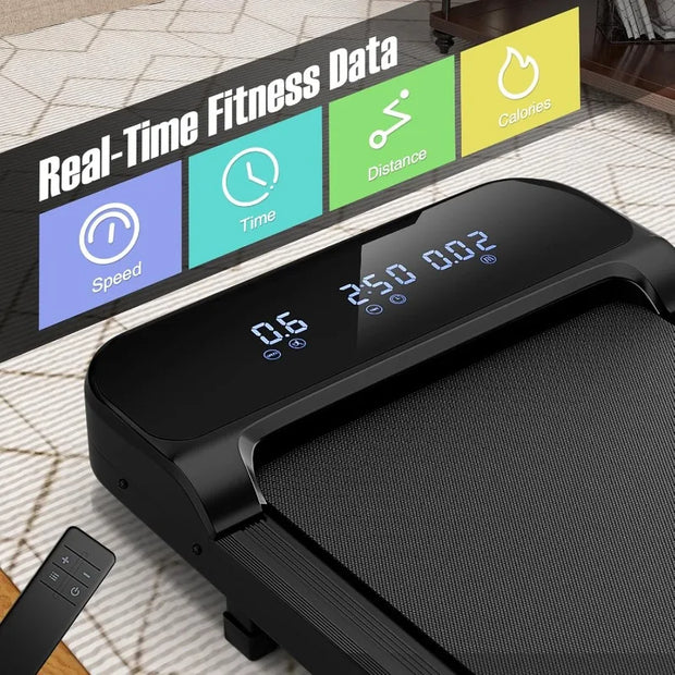 Under-Desk Walking Pad Treadmill – 2.5HP Motor, 7-Layer Belt
